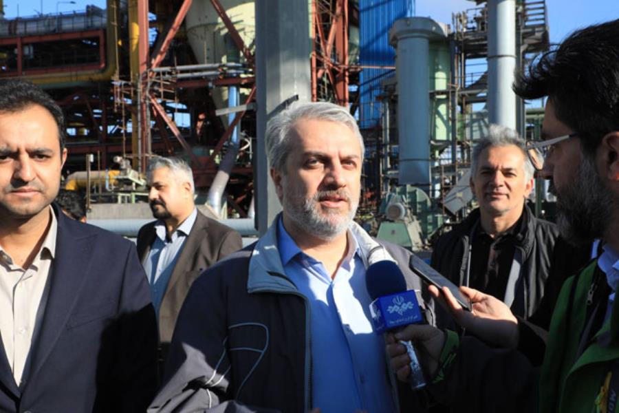 وزیر صمت: کاهش مصرف انرژی و آب و هزینه حمل در زنجیره تولید فولاد بافق
